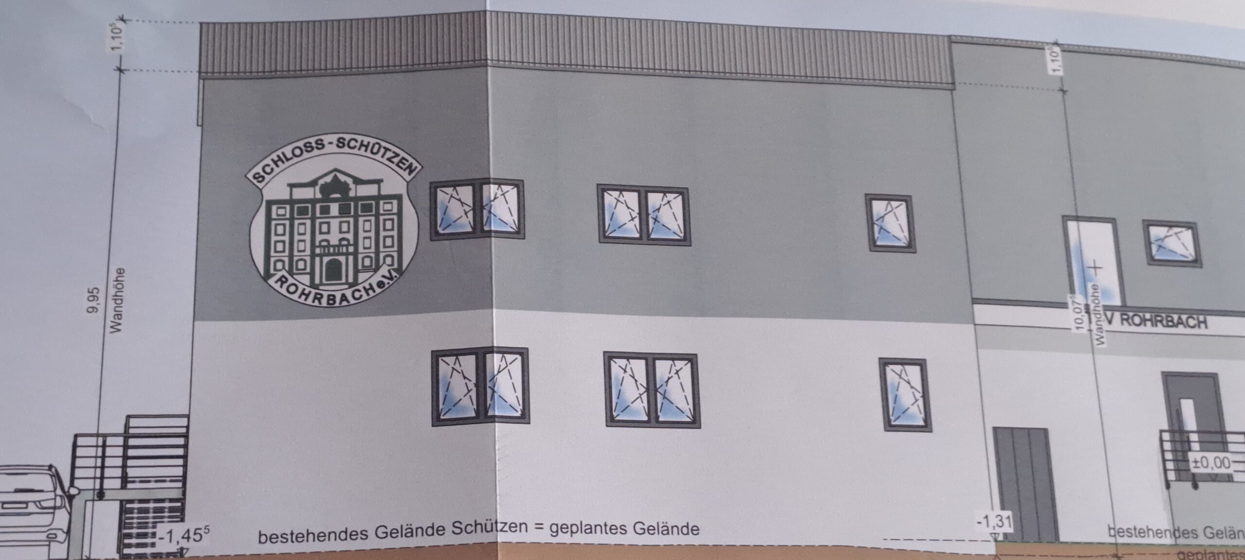 Bildquelle: Schlossschützen Rohrbach/Bauplan/Architekt. 1.Sch.M. Sigrid Kersten